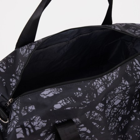 Sports bag with lightning, external pocket, black color-3
