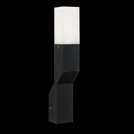 Street wall lamp ST LUCE. SL100.401.02. Fratto. 2x5 watts, LED, 4000K, 7.6x46.5 cm, black color-1
