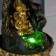 The desktop fountain from the network, the backlight "Ganesha on the throne" 28x20x20 cm
