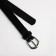 Building belt, width 2.3 cm, metal buckle, black color