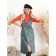 Women's dress, size 54, gray color