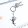 Key keychain Acrylic mirror "Fairy", 3.7 x 5.2 cm