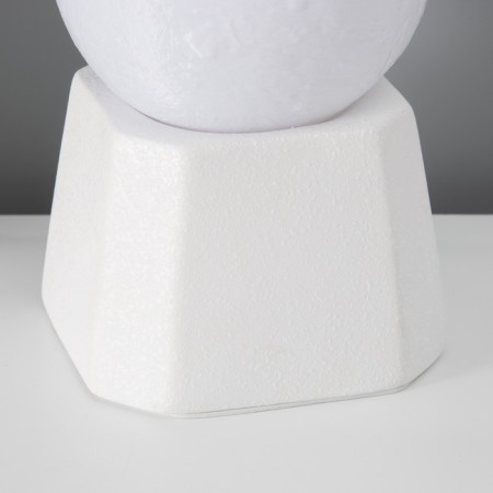 Table lamp "Complete moon" LED 1x40W E27 white 12x12x21cm-3