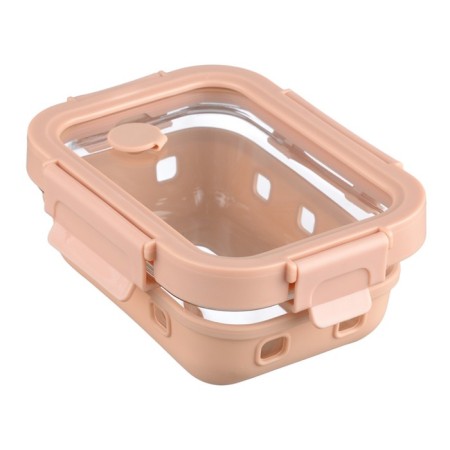 Container for baking, storage and carrying of products in the Smart Solutions cover, beige color, 370 ml