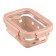 Container for baking, storage and carrying of products in the Smart Solutions cover, beige color, 370 ml
