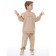 Sweatshirt for boys, height 134 cm, sandy color