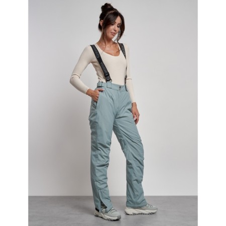 Semi-combinezone ski insulated female winter, size 44, color light gray-6