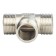 The STOUT SFT -0018-000111, 1 "x 1" x 1 ", external/outer thread, nickelled brass