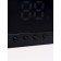 Electronic wall clock, calendar and thermometer, 47.5 x 25.3 cm, blue numbers 10.8 x 5.3 cm 10766