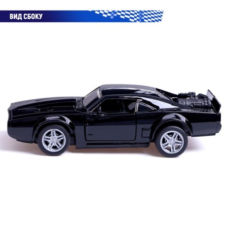 Autograd Metal Fast and Furious machine, 1:32, inertia, doors open, black color-3