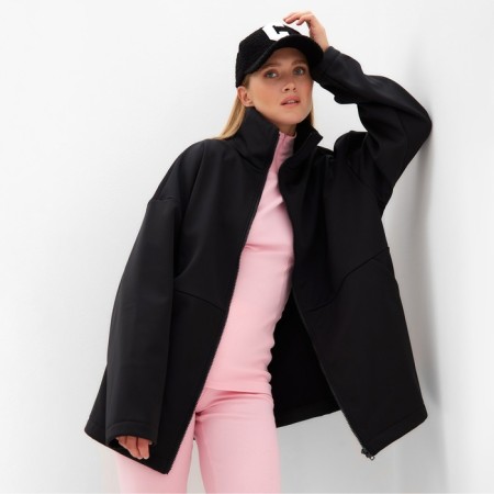 Bomber (jacket) Women's minku: Casual Collection Black color, rr 42-44