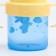 Baby chipper with solid nose "Bunny. Mothers and babies ", 150 ml, with handles, blue color