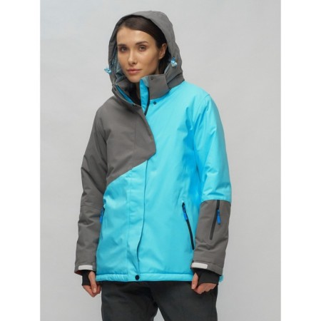 Ski suit female, size 52, blue color-28