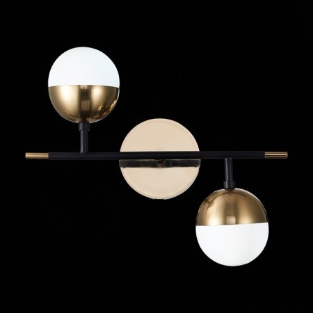 Sconces st. SL1507.421.02. Albero. 2x5 watts, G9, 4000K, 36x39.2 cm, black color-1