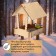 Do -it -yourself feeder from the HDF for birds "House with logs", 23 × 18 × 22 cm, Greengo