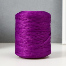 Knitting cord 100% polyester 5 mm cylinder, 180 g, 140 m 30 - lilac
