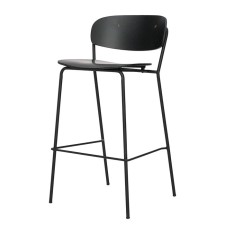 Barl stool TorFrid, 510 × 550 × 970 mm, black color