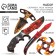 A set of weapons "fiery" shuriken, hunting knife, tech knife, navah knife