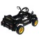 The pedal car is a Cool Riders, with a clasp, black color