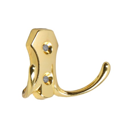 Hook furniture tundra TKD007, two -rod, gold