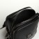 Male bag, guran tomp, artificial leather, black color