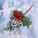 Decor "Winter Charm" Berries Christmas tree Greens 23 cm