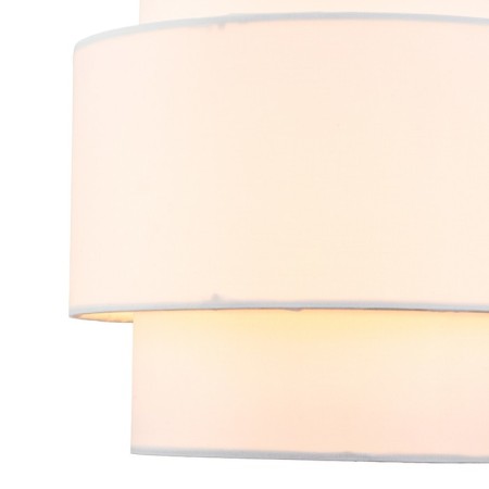 Bra Indigo, 13018/1w White. 1x60W, e27, 200x270x236 mm, white color-2