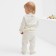 Kit for children (jumper, trousers) minku Ecrew color, height 68-74 cm