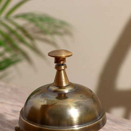 Table call "Stupe" brass 11.5 cm-3