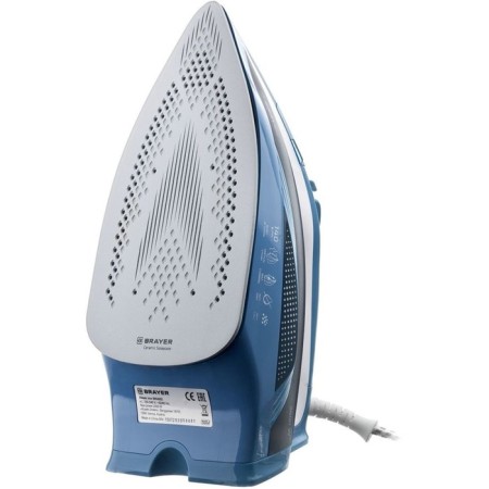 Iron Brayer BR4002, 2400 W, ceramic sole, 25 g/min, 360 ml, blue-4