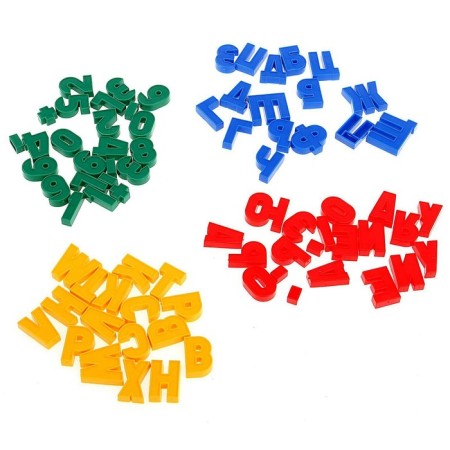 Magnetic set "Letters, numbers, box office", 78 pcs.-1