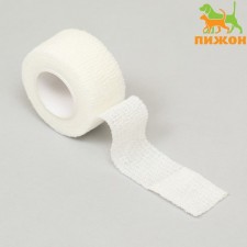 The bandage is self -fixed with a bitter impregnation, 2.5 cm, max. Extensibility 4.5 m, white