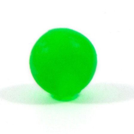 Feeder bead Namazu Soft Beads, PVC, D = 5 mm, round, dark green 20 pcs.-3