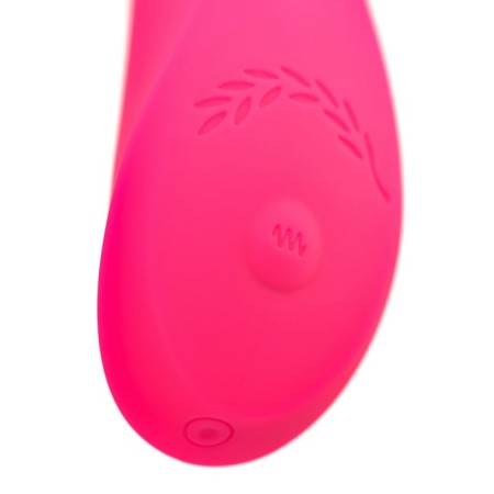 Unrealistic vibrator Jos Twig, 5 modes, silicone, pink color, 20.5 cm, D 3.4 cm-4