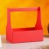 Kashpo wooden 20 × 12.5 × 20 cm stella mono, with a pen, pink give beautifully