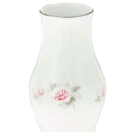 Vase 11 cm, bernadotte, decor "Pale roses, platinum layout"