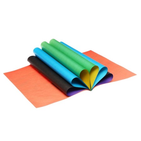 Colored paper A4, 8 sheets, 8 colors "Circus", newspaper, bilateral, on the bracket-5