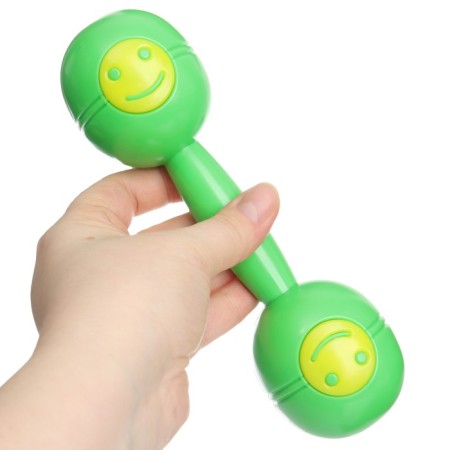 The rattle "Joy", the color is blue/green, I-4