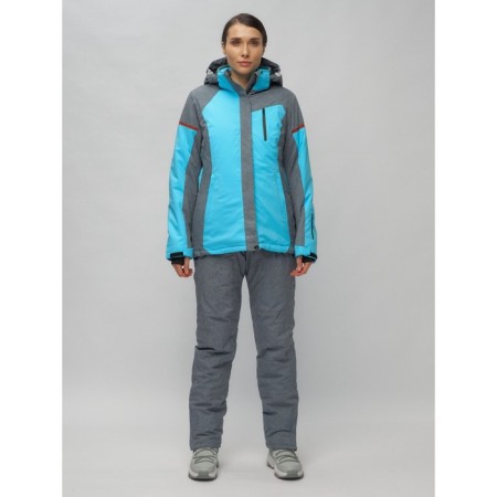 Ski suit female, size 42, blue color