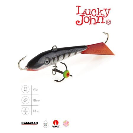 Balancir Lucky John Fin 5 + tee, 7 cm, 12hrt blister