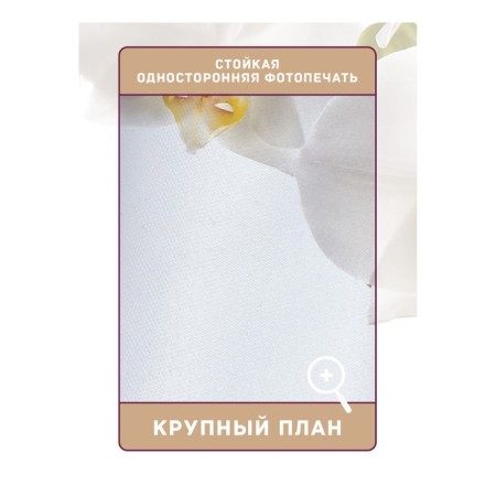 Photostes "Orchid awaiting", Saten, size 145x265 cm, 2 pcs-2