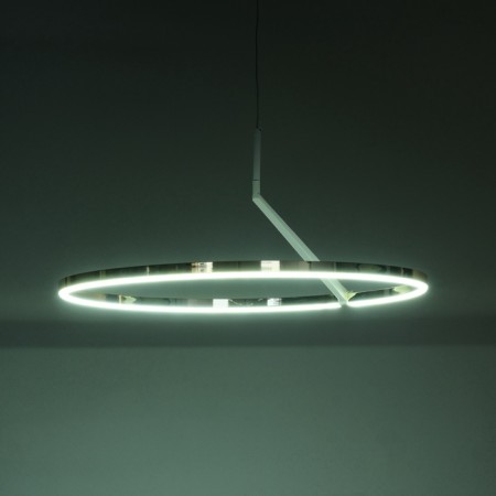 Lamp with DDD "Holly" LED 48W 3000-6000K white-gold 60x60x22 cm-4