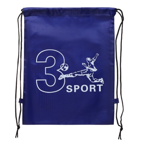 A bag for shoes 420 x 340 mm, calligrata Sport 3, (soft polyester, density 210d), blue mix-5
