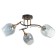 Chandelier N5031/3 COF+FGD coffee/gold 3x60W E27 60x60x24cm