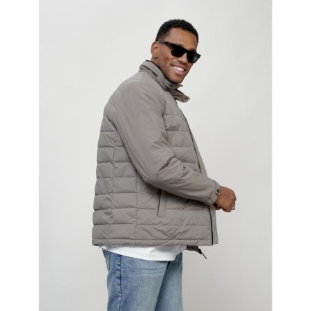 Male spring jacket, size 58, gray color-9