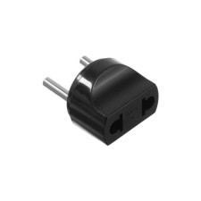 Adapter, 10 a, euro, round, 250 V, black, 1 pc.