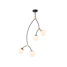 Suspended Ambrella Light, Modern, TR2575, 4HE27, Black color, bronze