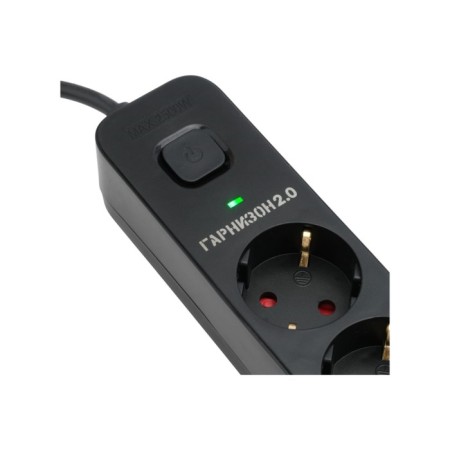 Network filter Garrison 2.0 Cartoon EPS-4-U3-B-2, 4 P, 10A, 3XUSB, 2M, Ur. Protection 2+, Chern 1034186-9