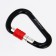 Carabiner with a clutch, 11.5 x 7.5 cm, 25 kn, mix