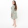 Women's robe, olive color, size 52